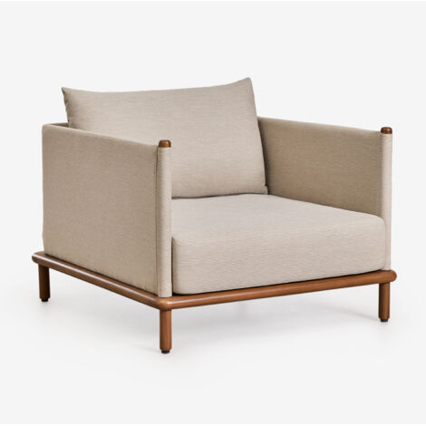 Poltrona Bassa In Rattan Naturale Parma - 61x94x85 Cm, Bianca, Senza Braccioli, Per Giardino E Terrazza - Foto 7