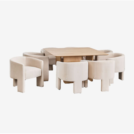 Sveglia Karlsson Mini Cube In Legno - LED, 8x8 Cm, Perfetta Per Camera Da Letto O Ufficio