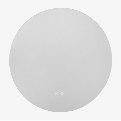 specchio da bagno rotondo a led luce intelligente antiappannamento specchio da bagno specchio da toilette sospeso con personalizzazione della luce (sono disponibili vari stili