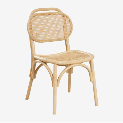 Sedia da pranzo in rattan della California SKLUM