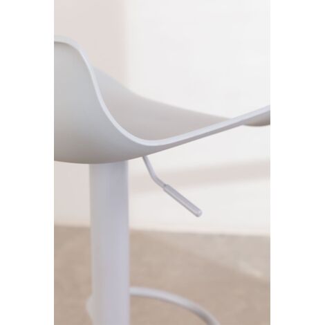 Sgabello Alto Regolabile Arjenn Di SKLUM - In Polipropilene E Acciaio, Altezza 88-94cm