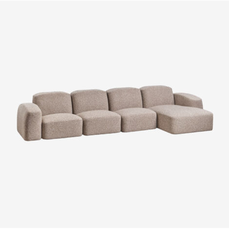 Divano componibile Bastian chaise longue destro a 4 pezzi SKLUM             (1/5)