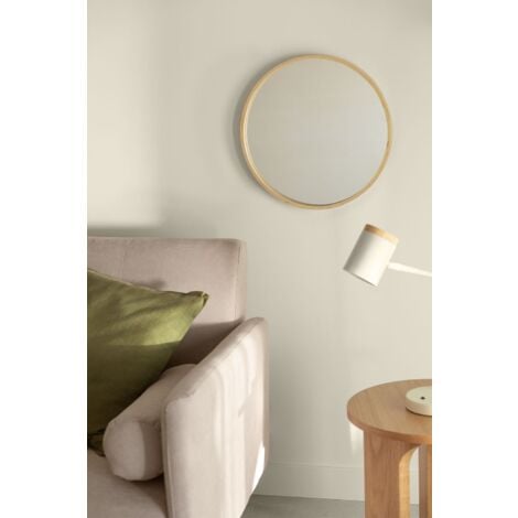 SKLUM Specchio da parete rotondo in legno Yiro Ø40 cm