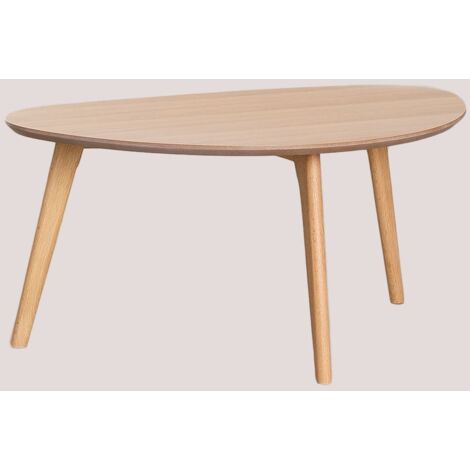 Tavolino in MDF e legno di rovere Yavik SKLUM            