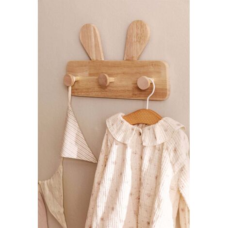Panca In Legno Di Pino SKLUM, Stile Buny, Per Bambini, Altezza 44 Cm, Larghezza 63 Cm, Profondità 27,5 Cm