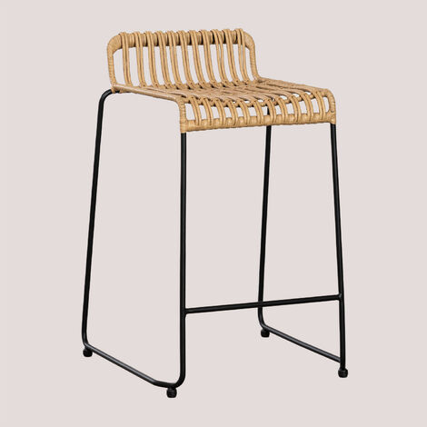 Sgabello alto in rattan sintetico (66,5 cm) Meibel - SKLUM