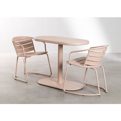 Set tavolo e 2 sedie da giardino pieghevoli Delawer Supreme - SKLUM