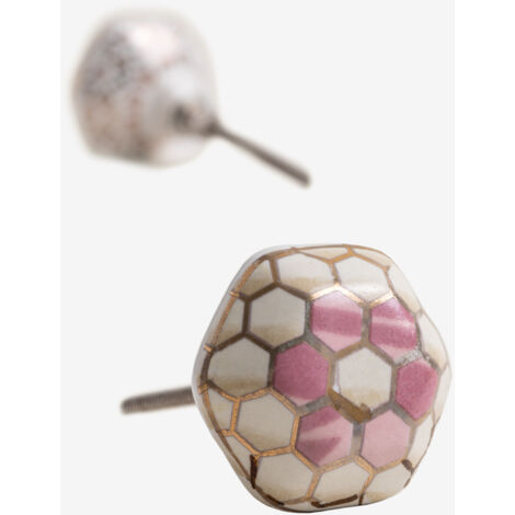 Set 2 Pomelli Bintu In Marmo - Per Mobili E Porte, Design Elegante, Misure 4.9x5.7x3.1cm - Foto 7