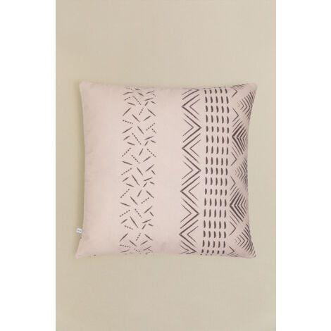 SKLUM Federa per cuscino quadrata in cotone (60x60 cm) Akar Style Beige Lino