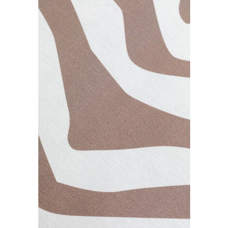 SKLUM Federa per Cuscino Rettangolare in Cotone (40x60cm) Azeti Style  Marrone Moka
