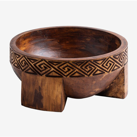 Ciotola Decorativa In Cemento Asbel - Per Piante O Candele