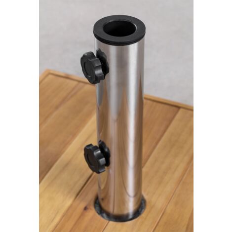 Tappo A Cuneo Per Ombrellone Da Tavolo | Ferma Ombrello Universale In Gomma | Base Stabile Per Fori Da 4,8 A 6,9 Cm | Accessorio Resistente Per Giardino E Terrazza