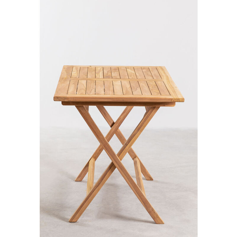 Table de Jardin Pliante en Bois de Teck (120x70 cm) Pira - SKLUM