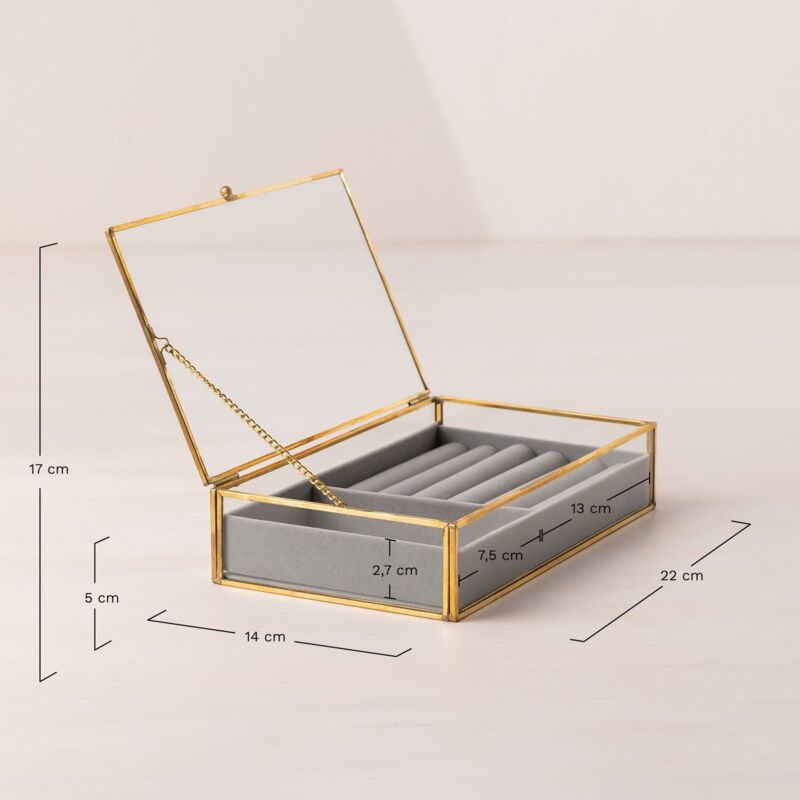 Atmosphera Créateur D'intérieur - Boîte à Bijoux "Gold