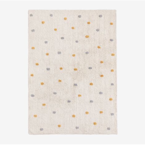 Tapis en coton (170x120 cm) Jankiel Kids SKLUM Jaune Curry