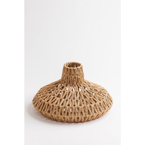 Abat-Jour en Papier Tressé Maslany SKLUM NATUREL