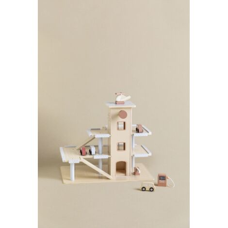 Parking en bois à étages Nelvis Kids SKLUM Couleurs Naturelles