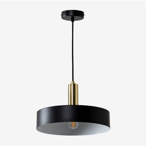 Plafonnier en fer (Ø30 cm) Berien SKLUM Noir