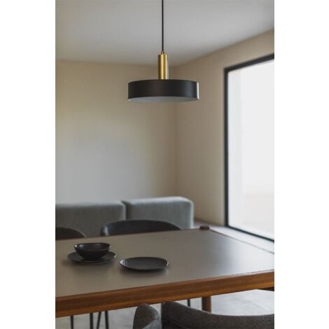 Plafonnier en fer (Ø30 cm) Berien SKLUM Noir