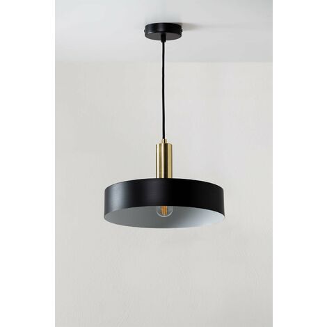 Plafonnier en fer (Ø30 cm) Berien SKLUM Noir