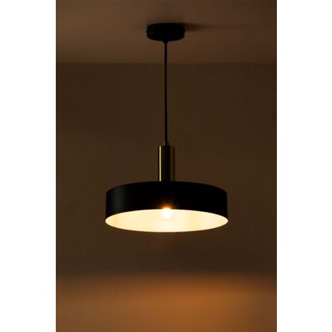 Plafonnier en fer (Ø30 cm) Berien SKLUM Noir