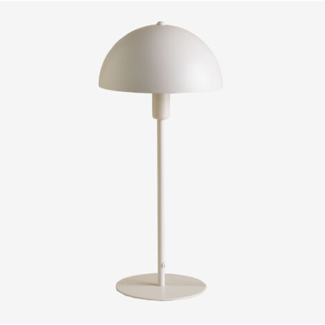 Sklum – Lampe de table Alnair – Fer blanc – Hauteur 44 cm – Culot E14 – Indice de protection IP20 – Éclairage d'ambiance intérieur