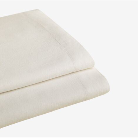 Drap plat en lin 160g/m² Sorana SKLUM Blanc (1/5)