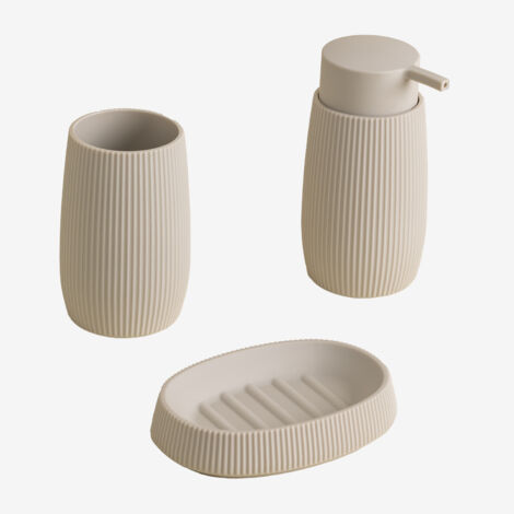 Set de Bain Aristide SKLUM Beige Crème
