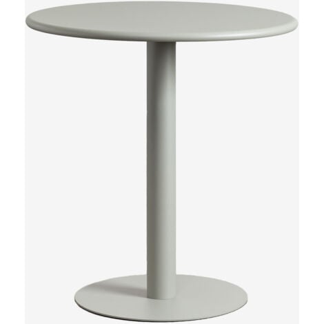 Table de Salle à Manger Ronde en Métal (Ø70 cm) Mizzi SKLUM Vert Kaki