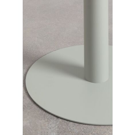 Table de Salle à Manger Ronde en Métal (Ø70 cm) Mizzi SKLUM Vert Kaki