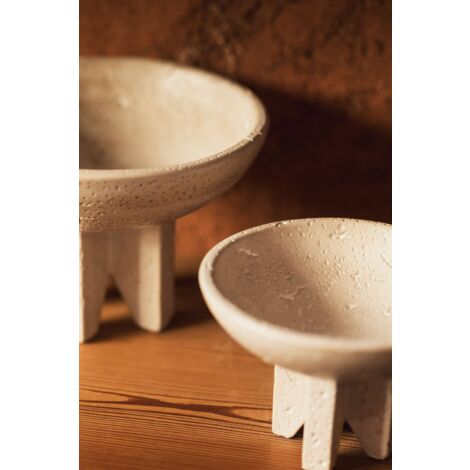 Bol décoratif en ciment Maryse SKLUM  Ø18 cm