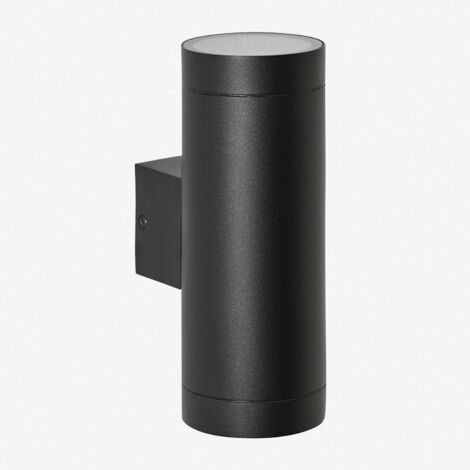 Applique d'extérieur Sileno en aluminium avec 2 points lumineux SKLUM Noir (1/5)