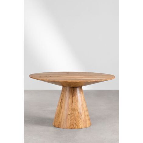 Table à manger ronde en bois d'acacia (Ø140 cm) Weymar SKLUM