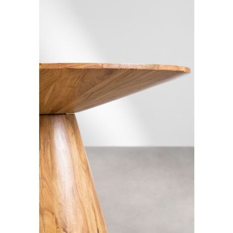 Table à manger ronde en bois d'acacia (Ø140 cm) Weymar SKLUM