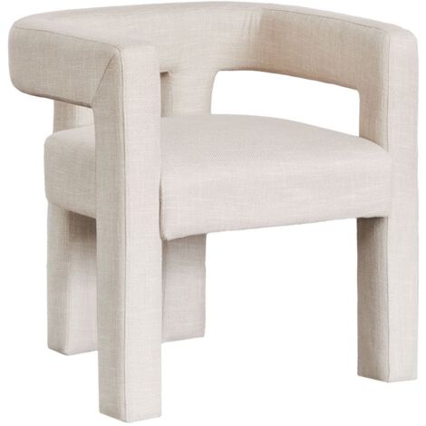 Pack de 4 chaises de salle à manger rembourrées Liara avec accoudoirs SKLUM (1/5)