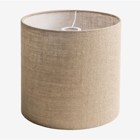 Abat-jour en tissu Arlina SKLUM Beige Lin Ø30 cm - ↑30 cm