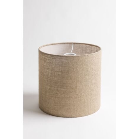 Abat-jour en tissu Arlina SKLUM Beige Lin Ø30 cm - ↑30 cm