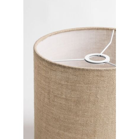 Abat-jour en tissu Arlina SKLUM Beige Lin Ø30 cm - ↑30 cm