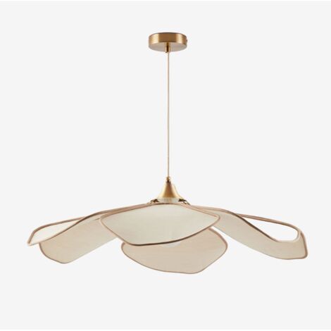 Sklum – Plafonnier Benavid Ø75 cm – Abat-jour en fibres naturelles – Culot E27 – Protection IP20 – Éclairage décoratif intérieur