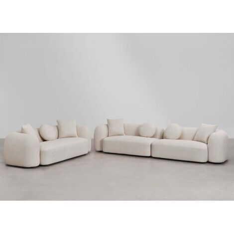 Canapé modulable Bastian 6 pièces avec méridienne gauche Canapé modulable Bastian 6 pièces avec méridienne gauche