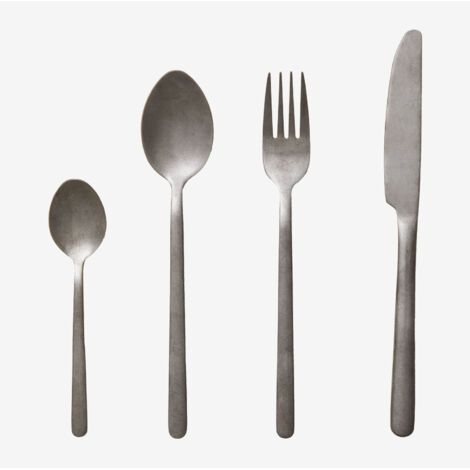 Aoaoy Porte-couverts En Acier Inoxydable, Double Série 4 Sujets, Récipient De Rangement Pour Ustensiles De Cuisine