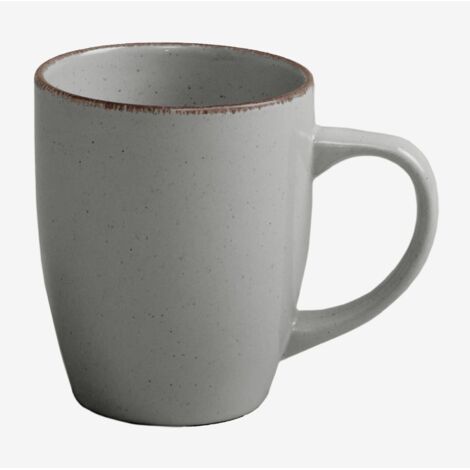 Pack de 2 tasses à café 34 cl en grès Ronilena SKLUM Gris dauphin - Marron