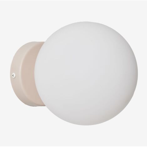 Applique murale en acier inoxydable avec boule en cristal Uvol Traditional SKLUM Tapioca Beige (1/5)