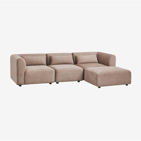 Canapé modulaire 3 pièces avec pouf Fogler SKLUM (1/5)