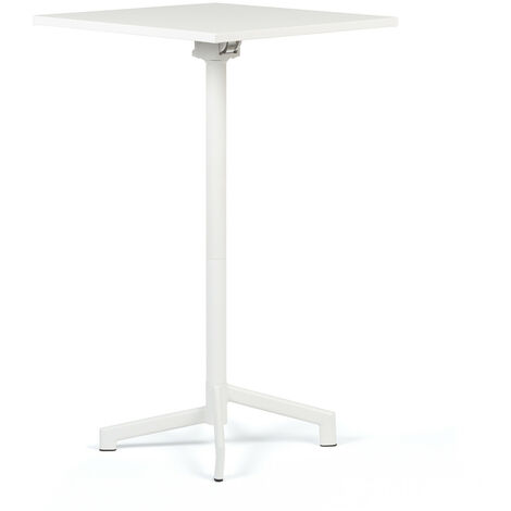 Table Bar Pliante 60 x 60 cm Noir - Table Relevable Pas Cher