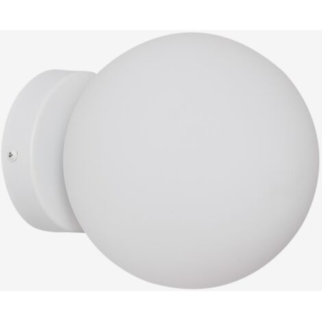 Applique murale traditionnelle en acier inoxydable avec boule de cristal Uvol SKLUM Blanc