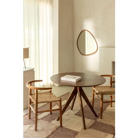 Table de salle à manger ronde Ø100 cm en bois Sekiz SKLUM