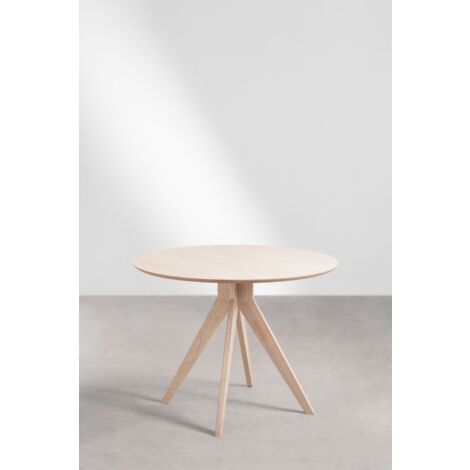 Table de salle à manger ronde Ø100 cm en bois Sekiz SKLUM