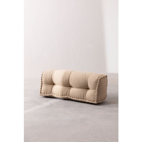 Dossier pour canapé modulaire en coton Yebel SKLUM Brun Blé