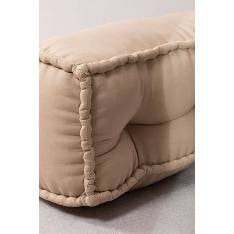 Dossier pour canapé modulaire en coton Yebel SKLUM Brun Blé